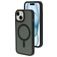 Mobiparts Hardcover iPhone 15 MagSafe Plastique rigide Coque arrière - Satin Black