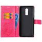 Mobigear Clover Housse OnePlus 6T Etui Porte-Monnaie - Magenta