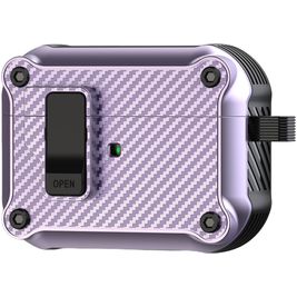 Mobigear Racing Clip Coque Apple AirPods Pro 1 Coque Rigide - Violet