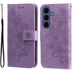Mobigear Flowers Housse Samsung Galaxy S26 FE Etui Porte-Monnaie - Violet