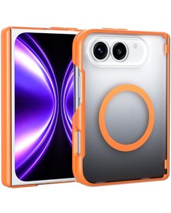 Mobigear Crystal iPhone Duo MagSafe Plastique rigide Coque arrière - Orange