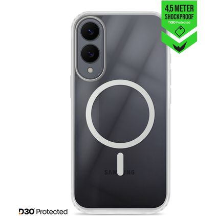 Striker X-Core Xtreme Impact Coque Transparente Samsung Galaxy S25 Edge MagSafe Coque arrière Rigide Anti-Chocs - Transparent