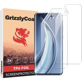 GrizzlyCoat Xiaomi Mi 10 Pro Hydrogel TPU Protection d'écran - Compatible Coque + Cadre d'installation (Lot de 2)