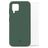 Mobilize Rubber Gelly Coque Samsung Galaxy A22 4G Coque arrière en TPU Souple - Matt Green