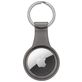 Xccess Keychain Coque Apple AirTag Porte-clés en Silicone Souple - Noir