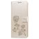 Mobigear Roses Xiaomi Redmi Note 9S Étui Portefeuille - Or