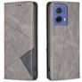 Mobigear Rhombus Slim Motorola Moto G85 Étui - Gris