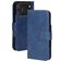 Mobiparts Classic Wallet Housse iPhone 17 Pro MagSafe Etui - Steel Blue