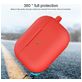 Mobigear Classic Coque Apple AirPods 3 Coque en Silicone Souple - Rouge