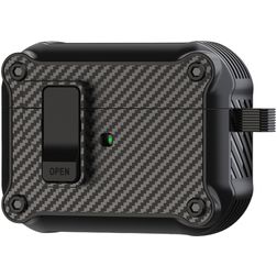 Mobigear Racing Clip Coque Apple AirPods Pro 1 Coque Rigide - Noir