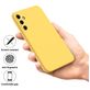 Mobigear Colors Coque Samsung Galaxy A55 Coque arrière en Silicone - Jaune