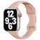 Mobigear Sport Slim Bracelet Silicone Apple Watch Fermeture à clou et passant - 42/41/40/38 mm - Rose pastel Mobigear Sport Slim Bracelet Silicone Apple Watch Fermeture à clou et passant - 42/41/40/38 mm - Rose pastel