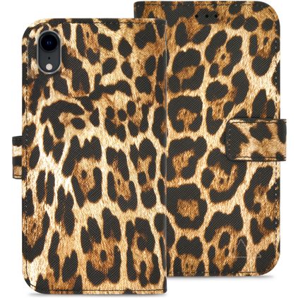 My Style Flex Wallet Housse iPhone XR Etui Porte-Monnaie - Wild Leopard