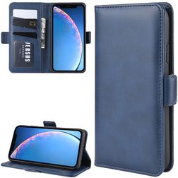 Mobigear Slim Magnet Housse iPhone 11 Etui Porte-Monnaie - Bleu