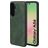 Mobiparts Classic Coque Samsung Galaxy A56 MagSafe Coque arrière en TPU,Similicuir - Emerald Green