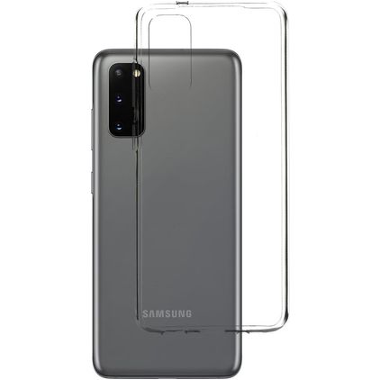 Mobiparts Classic Coque Transparente Samsung Galaxy S20 Coque arrière en TPU Souple - Transparent