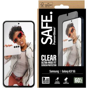 SAFE by PanzerGlass Ultra-Wide-Fit Samsung Galaxy A37 Verre trempé Protection d'écran - Compatible Coque