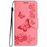 Mobigear Butterfly Housse Samsung Galaxy A35 Etui Porte-Monnaie - Rose