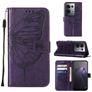 Mobigear Butterfly Housse OPPO Reno 8 Pro 5G Etui Porte-Monnaie - Violet