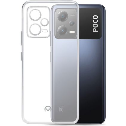 Mobilize Gelly Coque Transparente POCO X5 Coque arrière en TPU Souple - Transparent