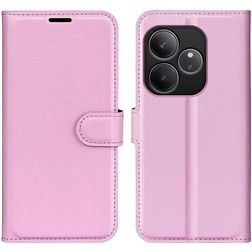 Mobigear Classic Realme GT 6 Étui Portefeuille - Rose