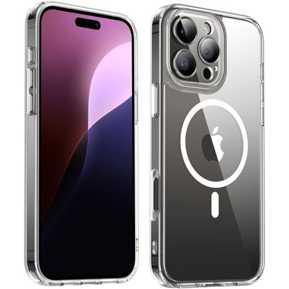 Valenta Trend Coque Transparente iPhone 16 Pro Max MagSafe Coque arrière Rigide - Transparent