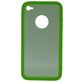 Xccess Rubber Coque iPhone 4 Coque arrière en Silicone - Vert