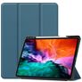 Mobigear Tri-Fold Gel iPad Pro 12,9 pouces (2022) TPU / Similicuir Étui + Porte-stylet - Vert