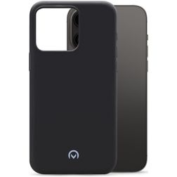 Mobilize Rubber Gelly Coque iPhone 14 Pro Max Coque arrière en TPU Souple - Matt Black