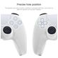 Mobigear Classic Coque Playstation 5 controller Thin Coque en Silicone Souple - Blanc