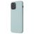 Mobigear Rubber Touch Coque iPhone 12 Mini Coque arrière en Silicone - Emerald Green
