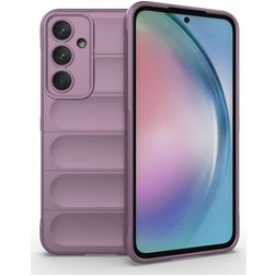 Mobigear Bumpy Samsung Galaxy A55 TPU souple Coque arrière - Violet