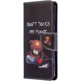 Mobigear Design Housse Huawei P40 Pro Etui Porte-Monnaie - Do Not Touch
