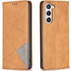 Mobigear Rhombus Slim Housse Samsung Galaxy S24 Etui - Cognac
