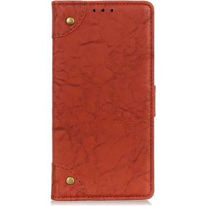 Mobigear Ranch Housse Alcatel 1C (2019) Etui Porte-Monnaie - Cognac