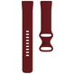 Mobigear Sport Dual Bracelet Silicone Fitbit Versa 3 Fermeture à clou et passant - Rouge