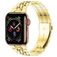 Mobigear Monaco Bracelet Acier Apple Watch Fermeture boucle déployante - 49/46/45/44 mm - Or