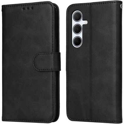 Mobigear Wallet Housse Samsung Galaxy A36 Etui Porte-Monnaie - Noir