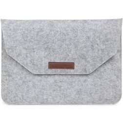 Mobigear Envelope Pochette Ordinateur portable en Feutre (max 25 cm x 37 cm) Housse ordinateur - Gris