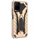 Mobigear Armor Stand Coque Vivo Y33s Coque arrière Rigide Anti-Chocs avec Support Amovible - Or