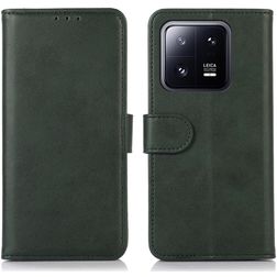 Mobigear Wallet Housse Xiaomi 13 Etui Porte-Monnaie - Vert