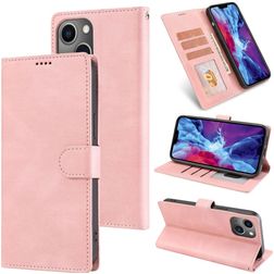 Mobigear Wallet Housse iPhone 14 Plus Etui Porte-Monnaie - Rose doré