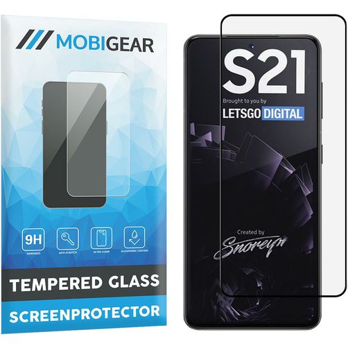 Mobigear Premium Samsung Galaxy S21 Verre trempé Protection d'écran - Compatible Coque - Noir