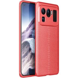 Mobigear Luxury Coque Xiaomi Mi 11 Ultra Coque arrière en TPU Souple - Rouge