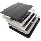 Mobigear Tri-Fold Folio Coque iPad 6 (2018) Etui - Noir / Gris