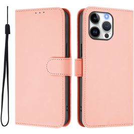 Mobigear Urban Wallet Housse iPhone 16 Pro Max Etui Porte-Monnaie - Rose