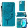 Mobigear Butterfly Housse Realme 9 5G Etui Porte-Monnaie - Bleu