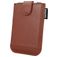 Valenta Card Pocket Slide - Porte Cartes en en Cuir véritable - 5 Cartes - Marron