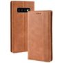 Mobigear Sensation Housse Samsung Galaxy S10 5G Etui Porte-Monnaie - Cognac