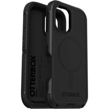 OtterBox Defender iPhone 16 MagSafe Plastique rigide Coque arrière Antichoc - Noir
